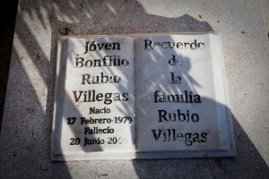 Tumba de Bonfilio Rubio Villegas